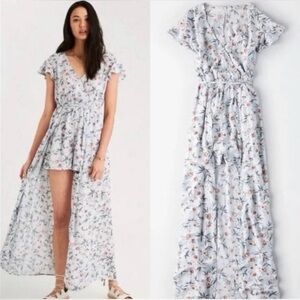 NWT American Eagle Outfitters High Low Floral Romper